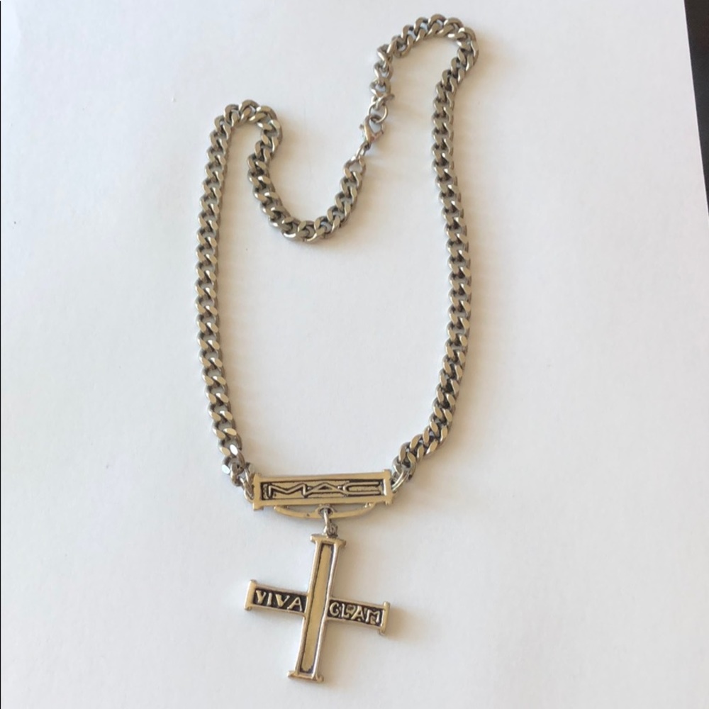 Vintage 90s MAC Viva Glam Necklace